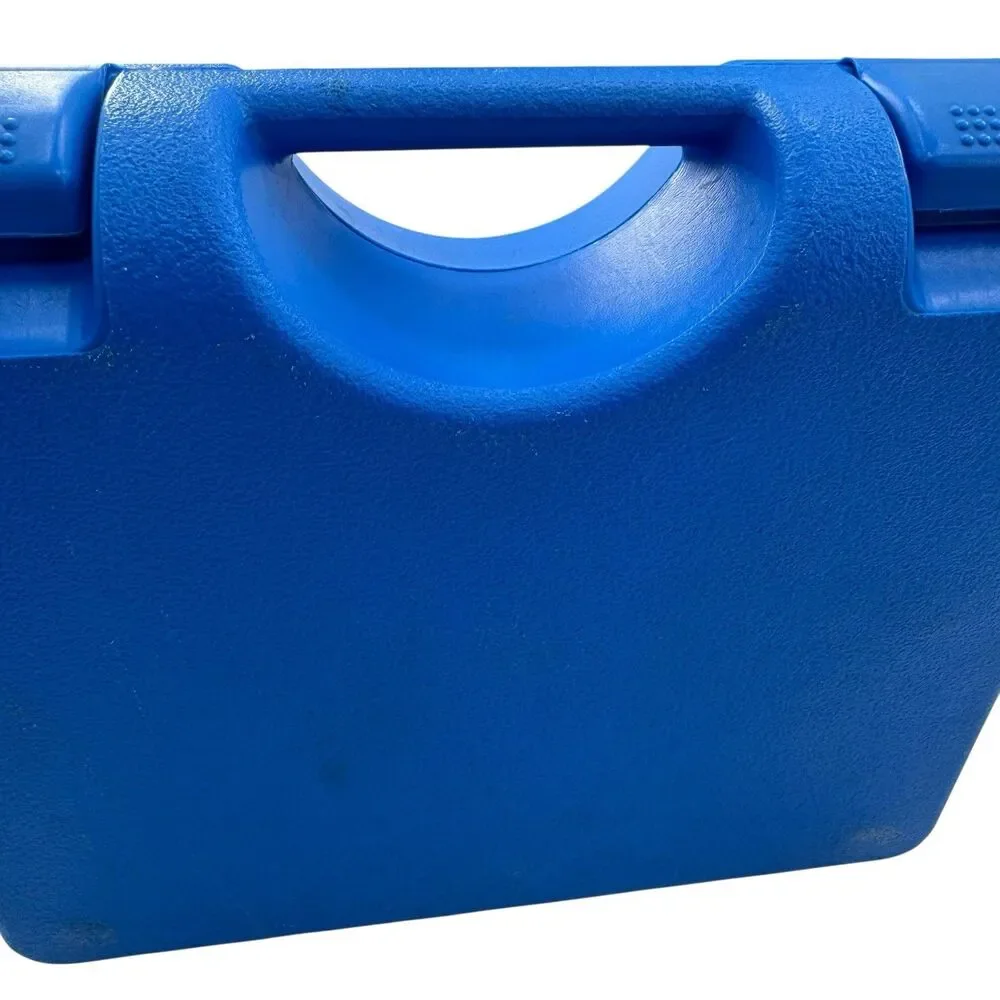 Vintage Blue Lego Storage Container Carrying Case Box USA Latch 90s Fast Ship